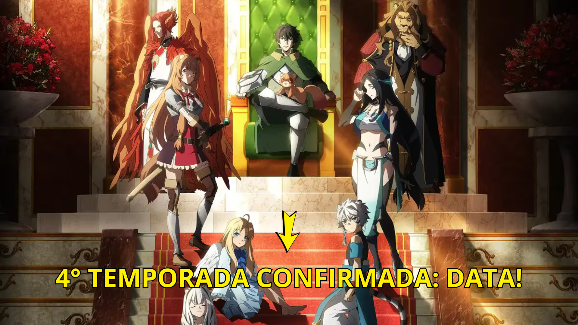 Tate no Yuusha 4ª temporada já tem data e novo visual!