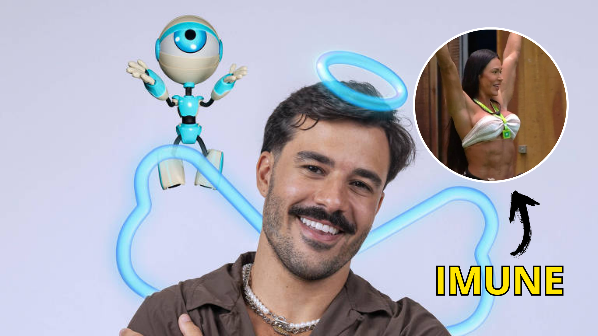 Mateus vence a Prova do Anjo Gracyanne Barbosa também está imune